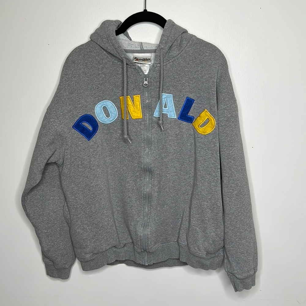Walt Disney World Small Donald Duck zip up hoodie